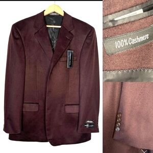 Andrew Fezza 💯 cashmere blazer 40 Reg NWT
4 button blazer chocolate brown